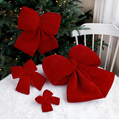 Christmas tree decorated with bowse