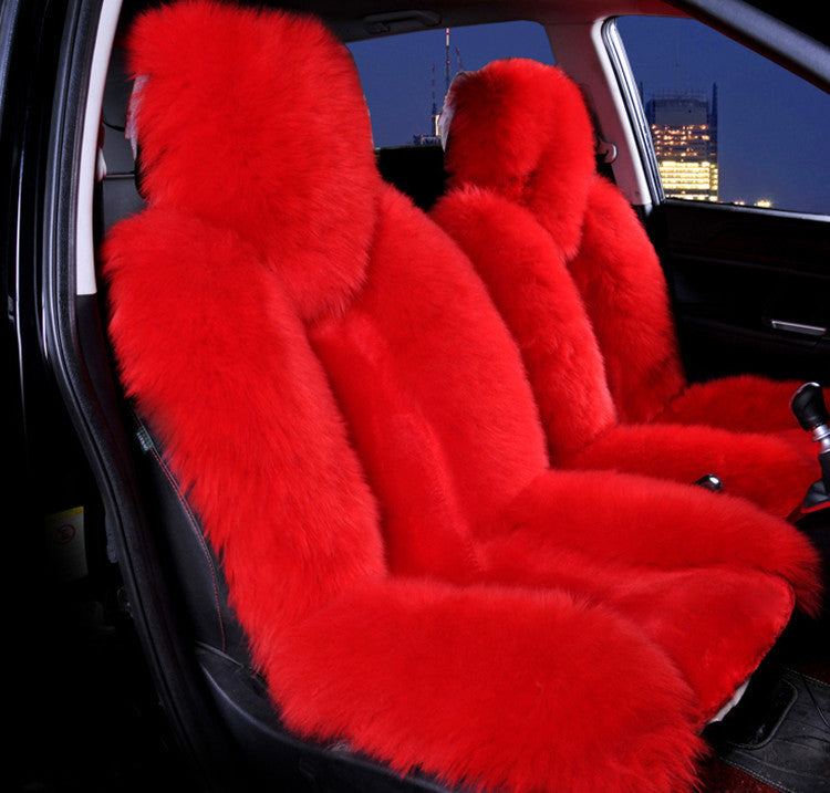 Car seat cushion - winter wool seat cushion