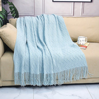 Knitted blanket