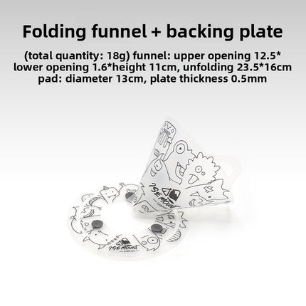 Outdoor ultra-light folding tableware portable bowl