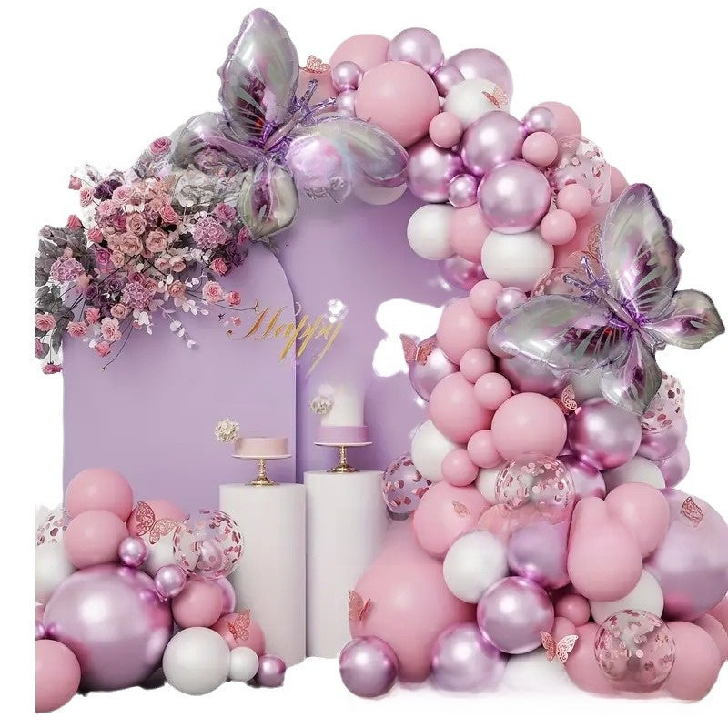 Butterfly Balloon Chain Set for Party Decoration