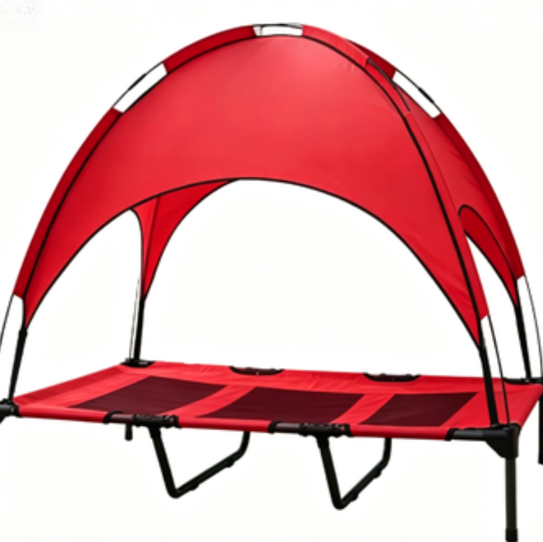 Removable Washable Pet Dog Camp Bed with Tent