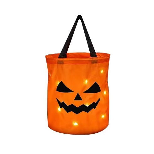 LED Light Up Pumpkin Party Bag