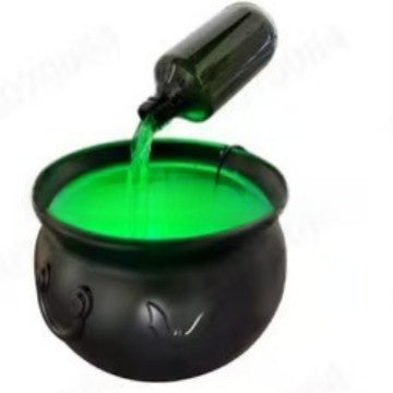Halloween Decoration Flame Witch Bucket Indoor Decor Party Prop