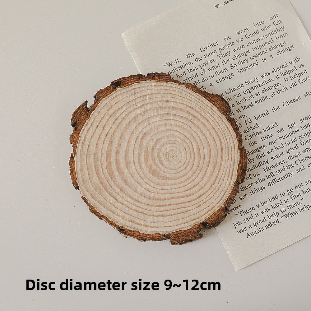 Wooden tray for scented candles