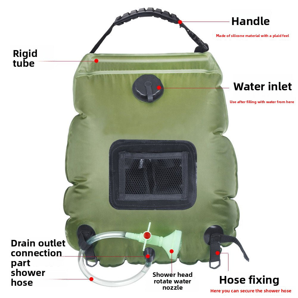 Portable Camping Shower Bag – Solar Shower for Outdoor Camping