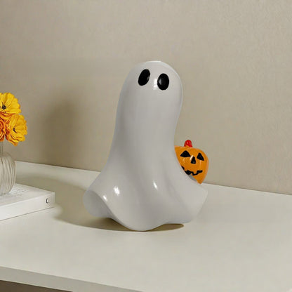 Halloween Resin Statue Ghost Decoration Cute Party Ornament