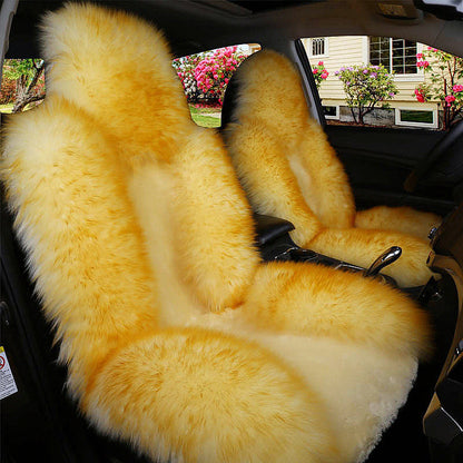 Car seat cushion - winter wool seat cushion