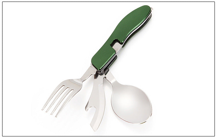 Camping Utensil Kit – Portable Travel Set with Knife, Fork & Spoon