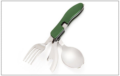 Camping Utensil Kit – Portable Travel Set with Knife, Fork & Spoon