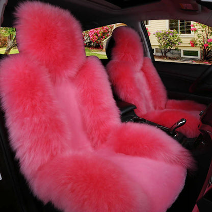 Car seat cushion - winter wool seat cushion