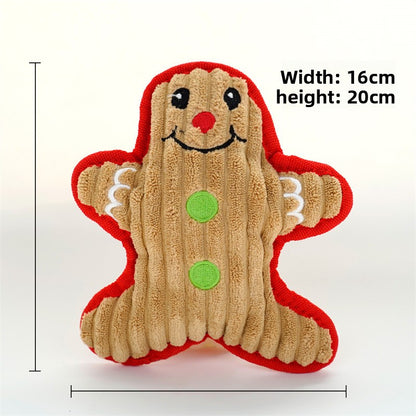 Christmas Plush Pet Toy with Sound