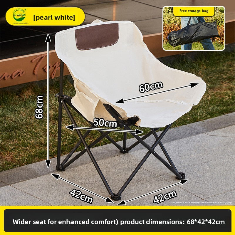Portable Outdoor Folding Moon Chair