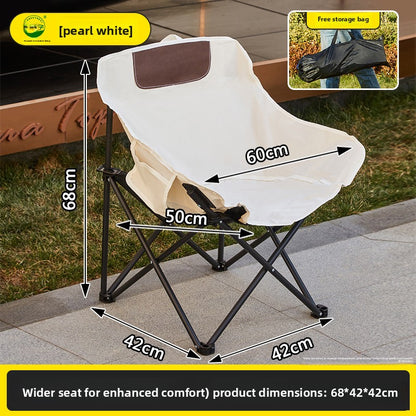 Portable Outdoor Folding Moon Chair