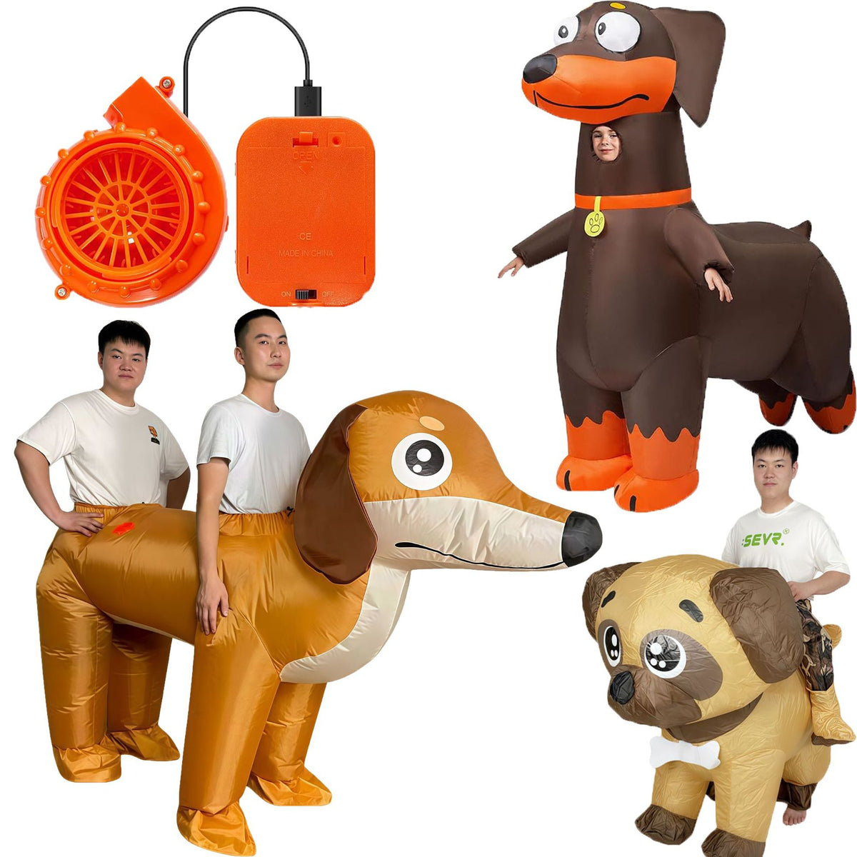 Inflatable Dog Costume for Halloween
