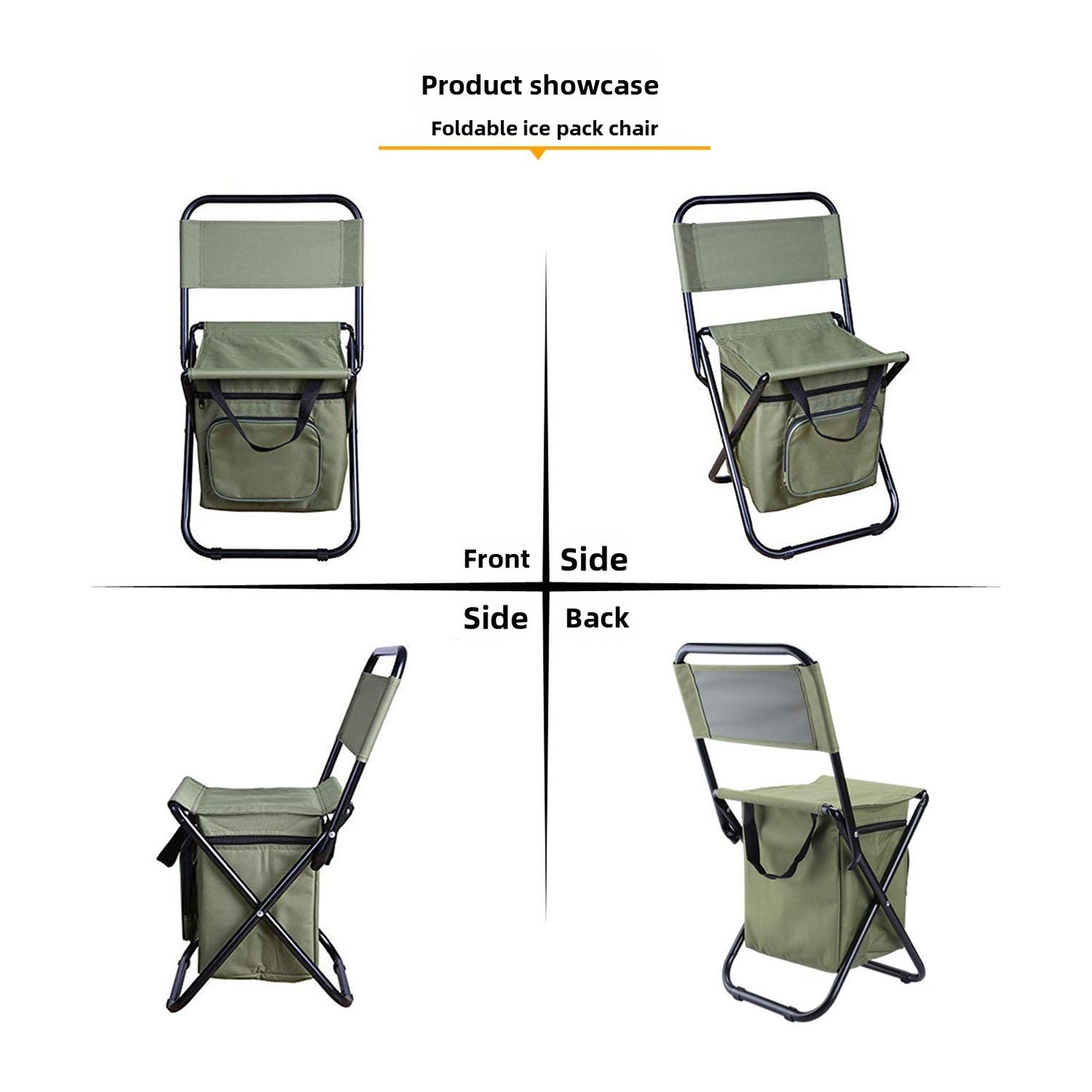 Portable Outdoor Foldable Ice Bag Chair