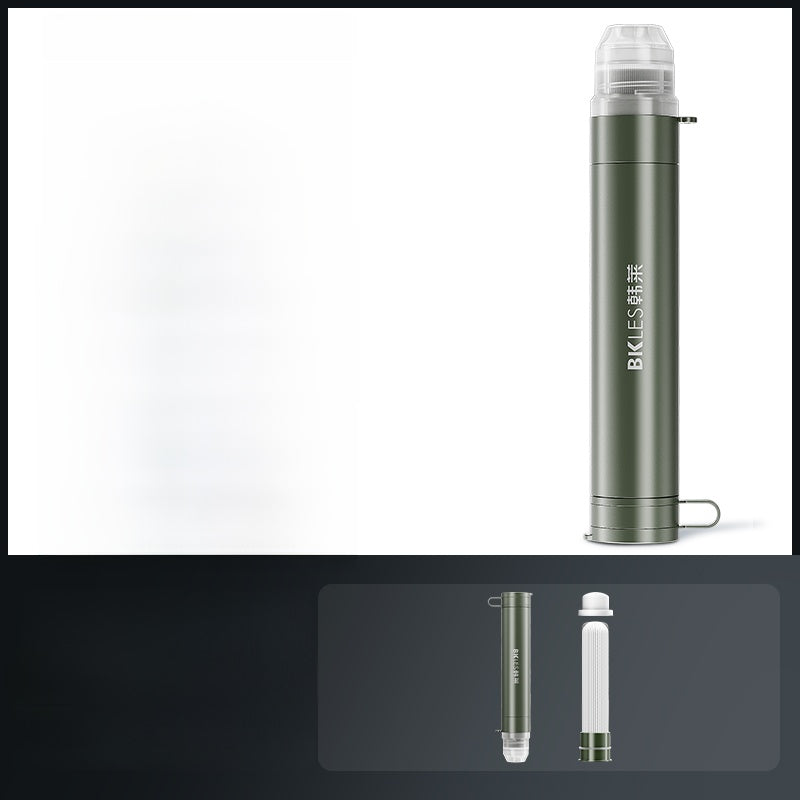 Portable Outdoor Water Purifier with Direct Drinking Filter