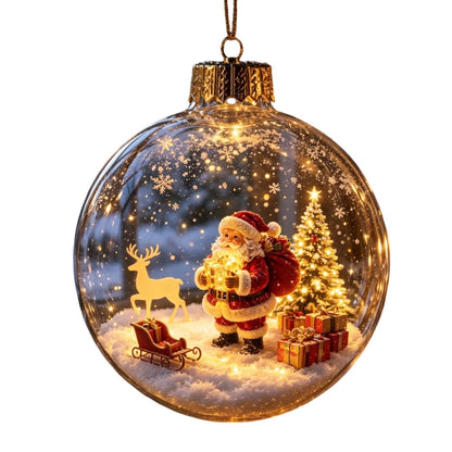 Custom Christmas Snowman Ornament