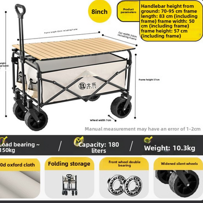 Foldable Outdoor Camping Trolley