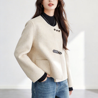 Double-sided tweed jacket