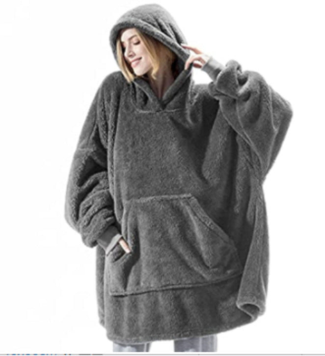 Winter Double-Sided Velvet Hoodie Loungewear