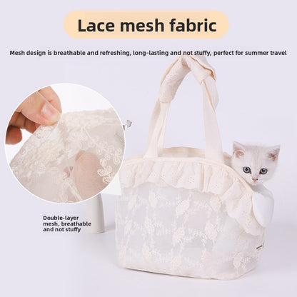 Mesh Pet Carrier Bag with Shoulder Strap