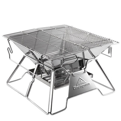 Foldable Outdoor Barbecue Grill