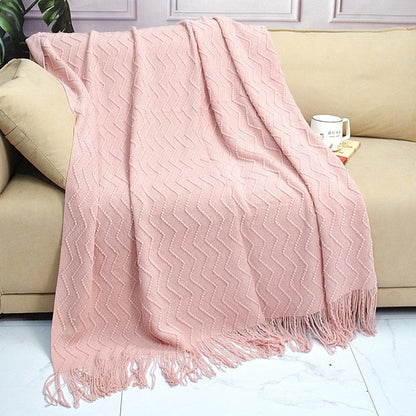 Knitted blanket