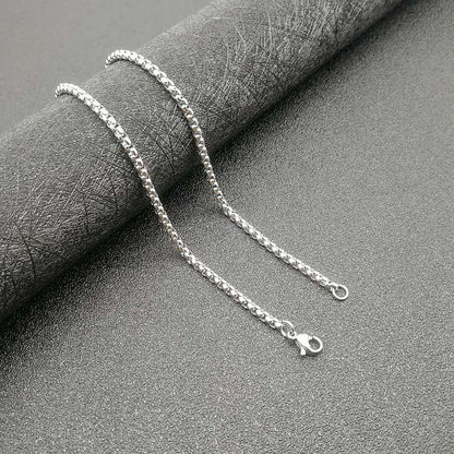 Titanium Steel Star of David Pendant Necklace