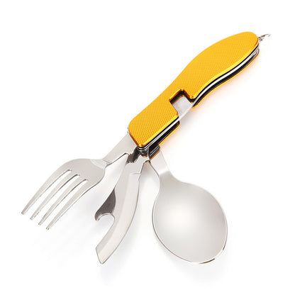 Camping Utensil Kit – Portable Travel Set with Knife, Fork & Spoon