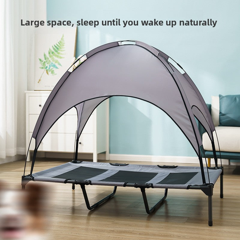 Removable Washable Pet Dog Camp Bed with Tent