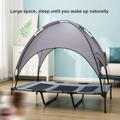 Removable Washable Pet Dog Camp Bed with Tent