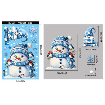 Christmas glass stickers