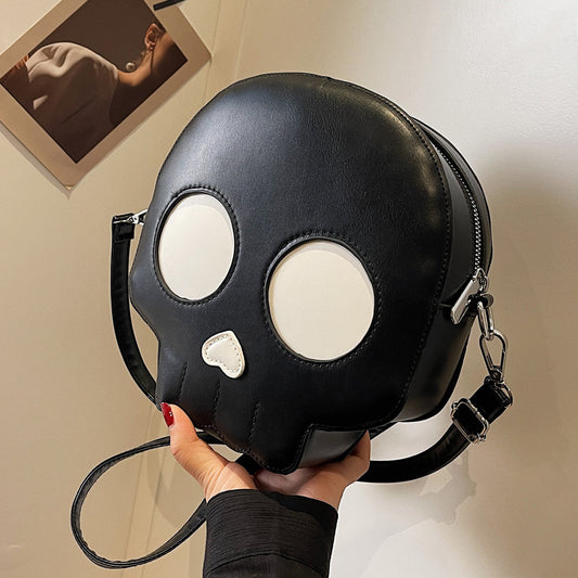 Halloween Skull PU Shoulder Bag