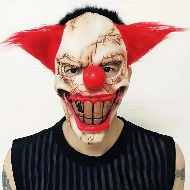 Smiling Clown Devil Halloween Mask