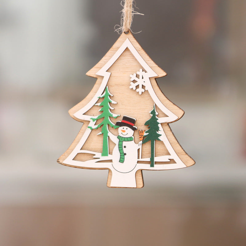 Christmas wooden decorations