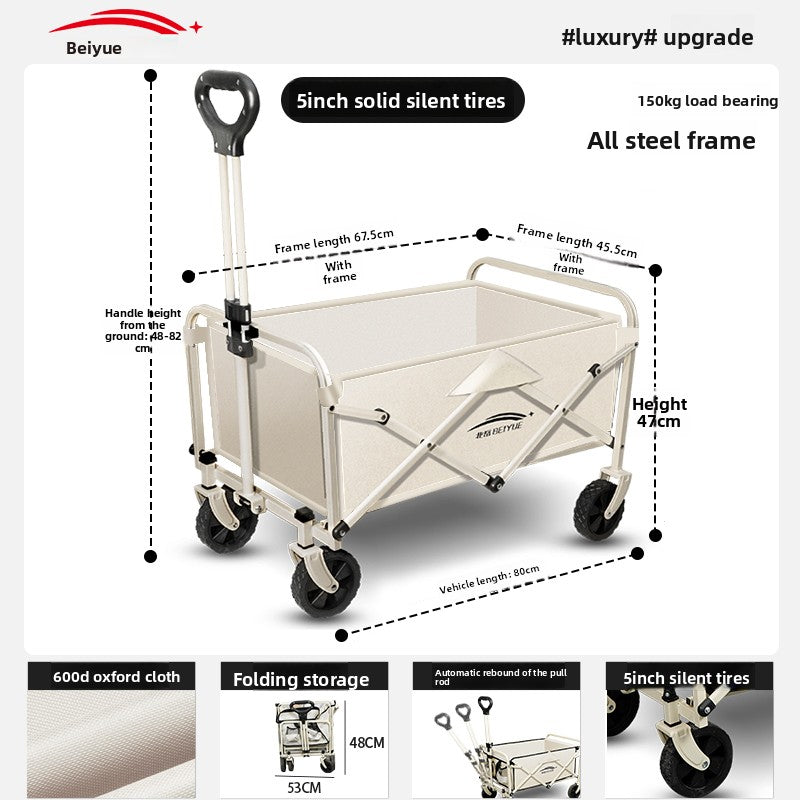 Foldable Outdoor Camping Cart