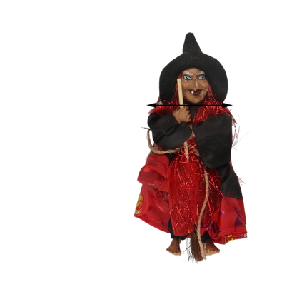 Halloween bar vintage witch ornaments broom haunted