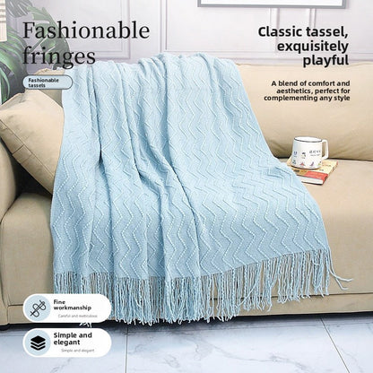 Knitted blanket