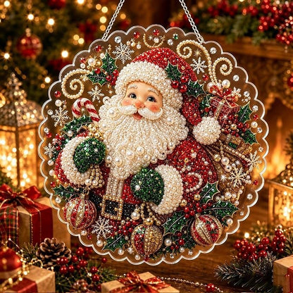 Christmas Diamond Painting Door Hanger
