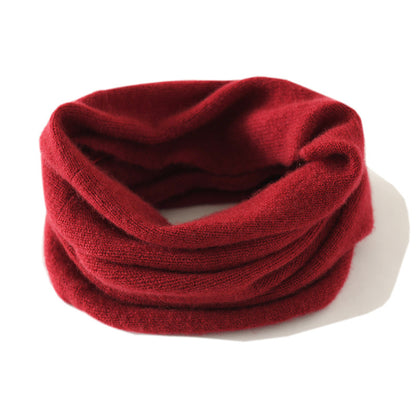 Cashmere Neck Warmer Unisex Autumn and Winter Warm Versatile Cashmere Neck Gaiter Knitted Warm Fake Collar Neck Protector
