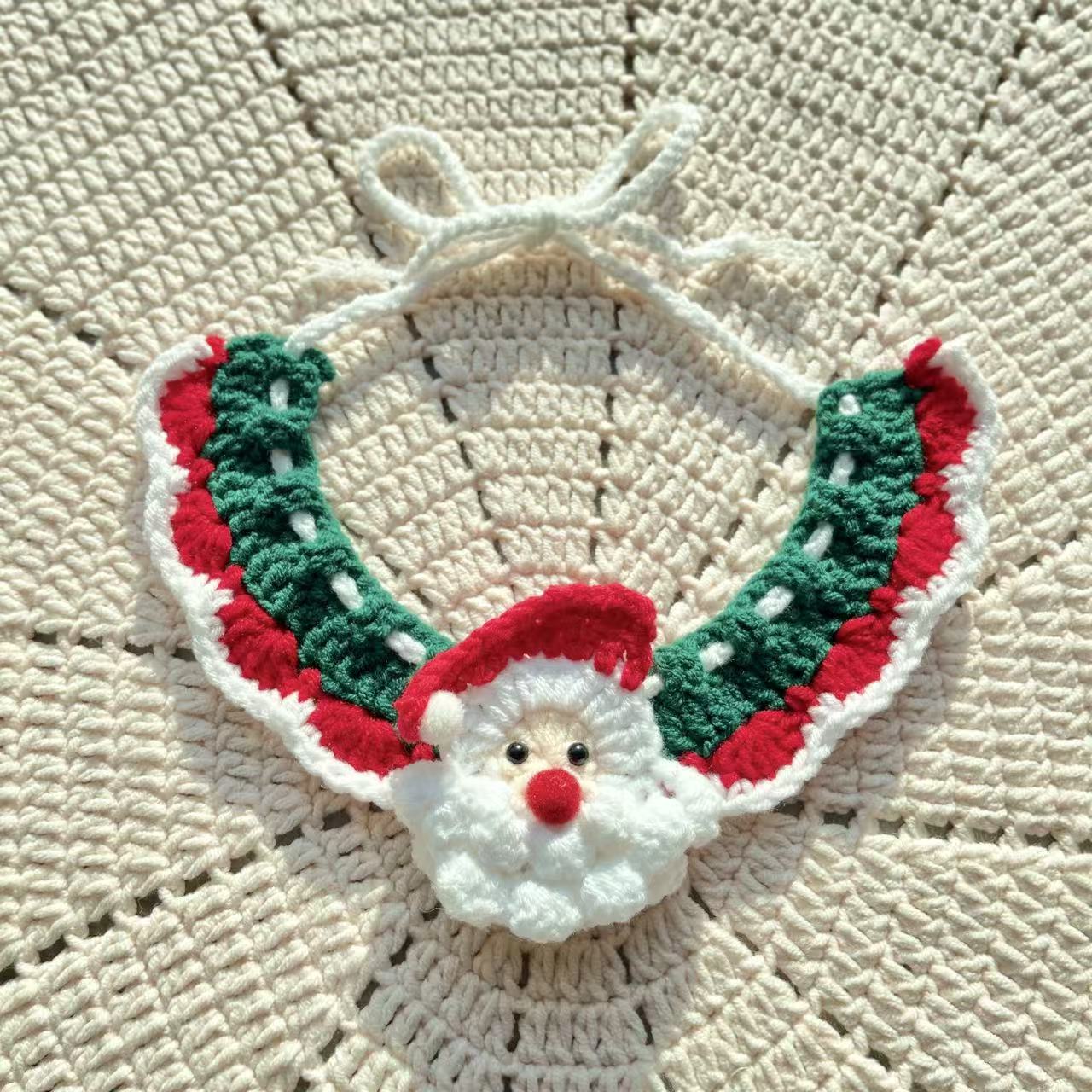 Christmas Pet Knitted Scarf