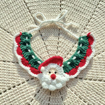Christmas Pet Knitted Scarf