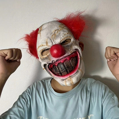 Smiling Clown Devil Halloween Mask