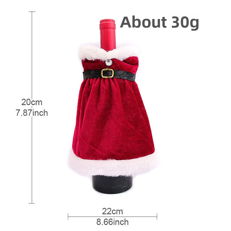 Christmas Wine Bottle Decoration Covers