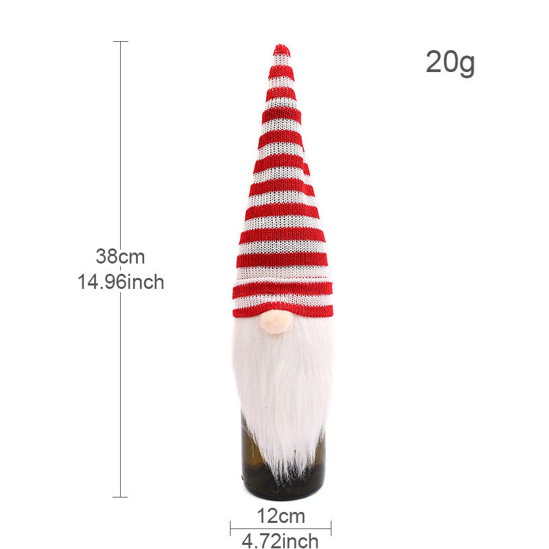 Christmas Wine Bottle Decoration Covers