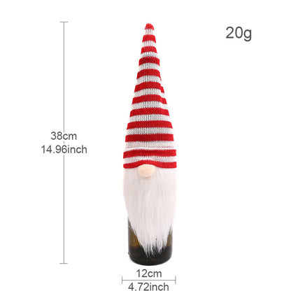 Christmas Wine Bottle Decoration Covers
