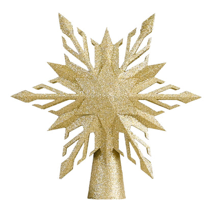 Snowflake Star Projection Christmas Tree Topper