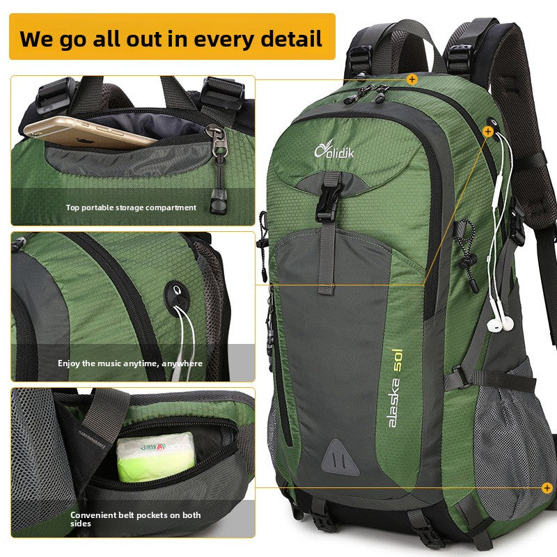 Multifunctional Outdoor Hiking Backpack Large Capacity Travel Bag