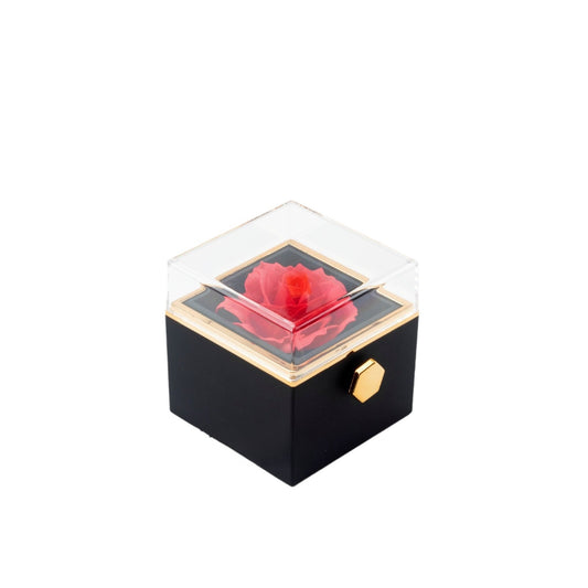 Rotating Rose Jewelry Gift Box
